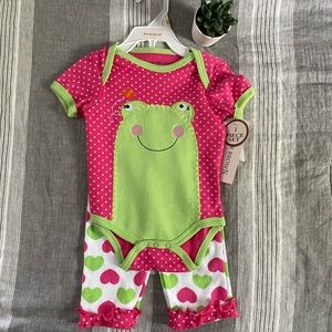 NWT Buster Brown Kids Frog Set